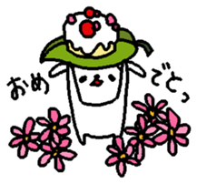 The daliy life of the healing rabbit sticker #12439872