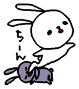 The daliy life of the healing rabbit sticker #12439878