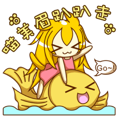 Cat Girl go around anywhere~Stock market