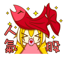 Cat Girl go around anywhere~Stock market sticker #12440406