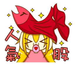 Cat Girl go around anywhere~Stock market sticker #12440406