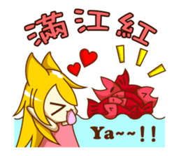 Cat Girl go around anywhere~Stock market sticker #12440412