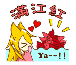 Cat Girl go around anywhere~Stock market sticker #12440412