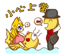 Cat Girl go around anywhere~Stock market sticker #12440420