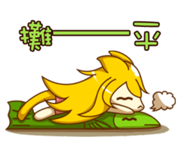 Cat Girl go around anywhere~Stock market sticker #12440424