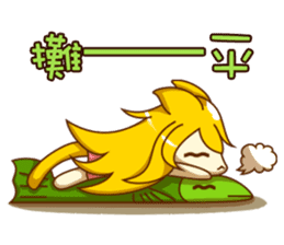 Cat Girl go around anywhere~Stock market sticker #12440424