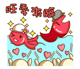 Cat Girl go around anywhere~Stock market sticker #12440433