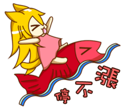 Cat Girl go around anywhere~Stock market sticker #12440437