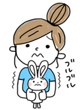 Rabbit and me 2 sticker #12442224