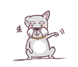 Mushroom girl with her dog sticker #12442498