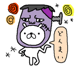 everyday stamp '' autumn Halloween'' sticker #12442572