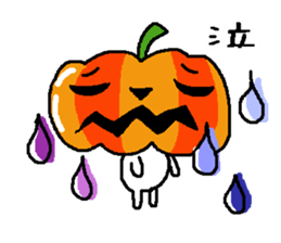everyday stamp '' autumn Halloween'' sticker #12442574