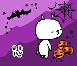 everyday stamp '' autumn Halloween'' sticker #12442575