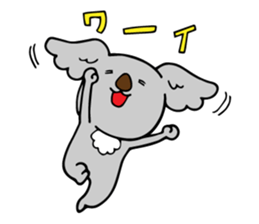 Big-eared koala sticker #12443590