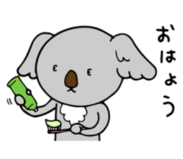 Big-eared koala sticker #12443604