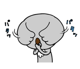 Big-eared koala sticker #12443625