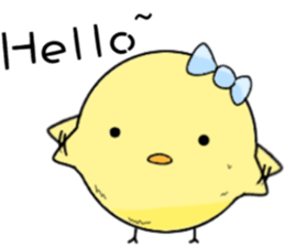 My Yellow Chick sticker #12443790