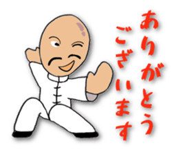 People of the kung fu pose sticker #12444831