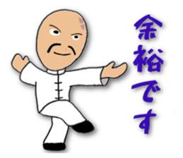 People of the kung fu pose sticker #12444842