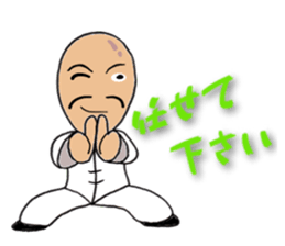 People of the kung fu pose sticker #12444849