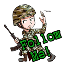 My Military Life sticker #12445283