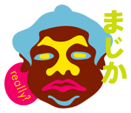 Japanese traditional patterns sticker #12445478