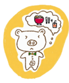 Lily Piggy sticker #12446000