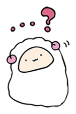 Company of a sheep sticker #12446312