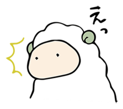 Company of a sheep sticker #12446330