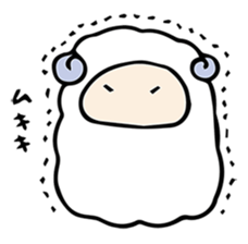 Company of a sheep sticker #12446335