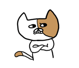 Ugly Cat!2 sticker #12446354