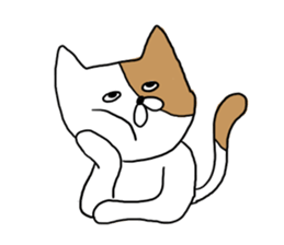 Ugly Cat!2 sticker #12446375