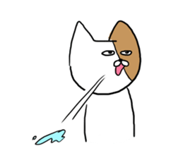 Ugly Cat!2 sticker #12446382