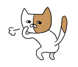 Ugly Cat!2 sticker #12446386