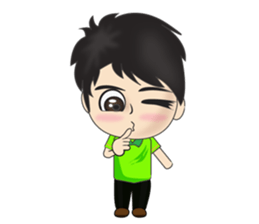 Gay Thailand man man sticker #12446584