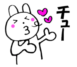 Rabbit that can be uaed2 sticker #12447011