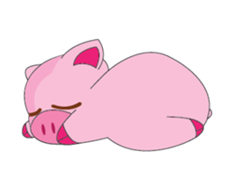 One of us: The Plump Pink, Animate Vol 2 sticker #12447197