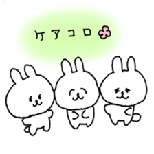 cute rabbit friends sticker #12447454