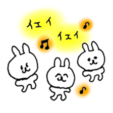 cute rabbit friends sticker #12447456