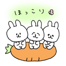 cute rabbit friends sticker #12447461