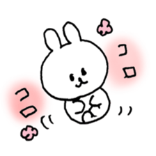 cute rabbit friends sticker #12447463