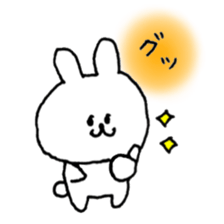 cute rabbit friends sticker #12447467