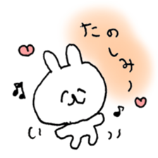 cute rabbit friends sticker #12447473