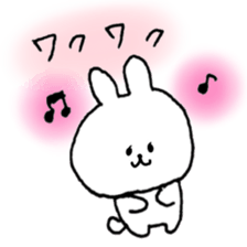 cute rabbit friends sticker #12447474