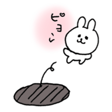 cute rabbit friends sticker #12447478
