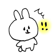 cute rabbit friends sticker #12447479