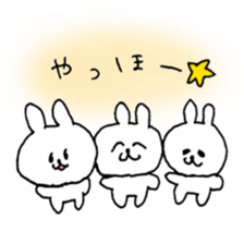 cute rabbit friends sticker #12447480