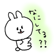 cute rabbit friends sticker #12447481