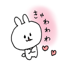 cute rabbit friends sticker #12447483