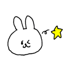 cute rabbit friends sticker #12447485